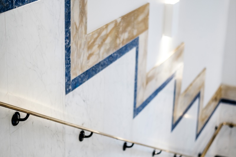 interior staircase abstract